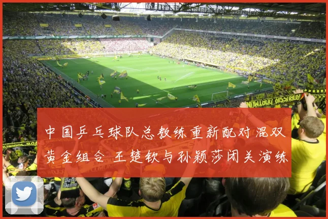 中国乒乓球队总教练重新配对混双黄金组合 王楚钦与孙颖莎闭关演练全新战术迎接挑战